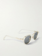 Zegna - Round-Frame Acetate Sunglasses