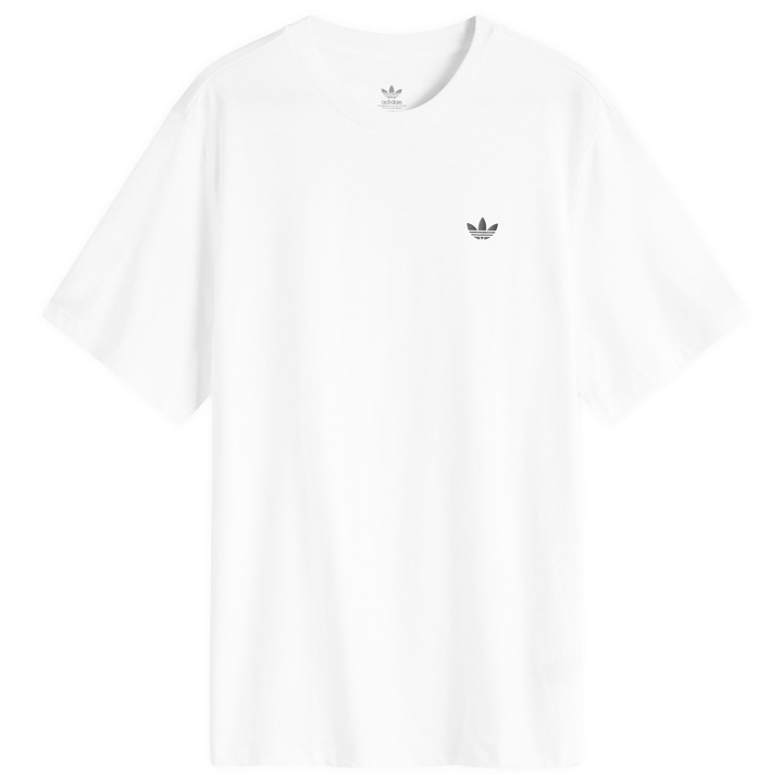 Photo: Adidas Men's 4.0 Logo T-Shirt in White/Black