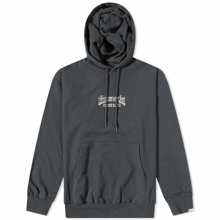 Photo: thisisneverthat Men's RS Logo Popover Hoody in Charcoal