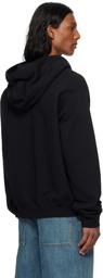 Jil Sander Black Zipped Hoodie