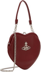 Vivienne Westwood Red Belle Heart Frame Bag