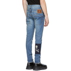 mastermind WORLD Indigo Selvedge Skinny Jeans