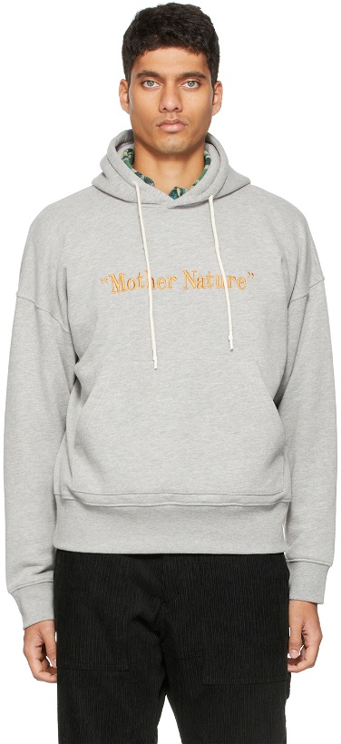 Photo: PRESIDENT's Grey 'Mother Nature' Hoodie