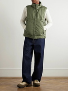 OrSlow - Padded Cotton-Blend Gilet - Green