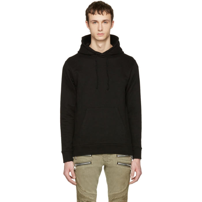 Photo: Balmain Black Zip Hoodie