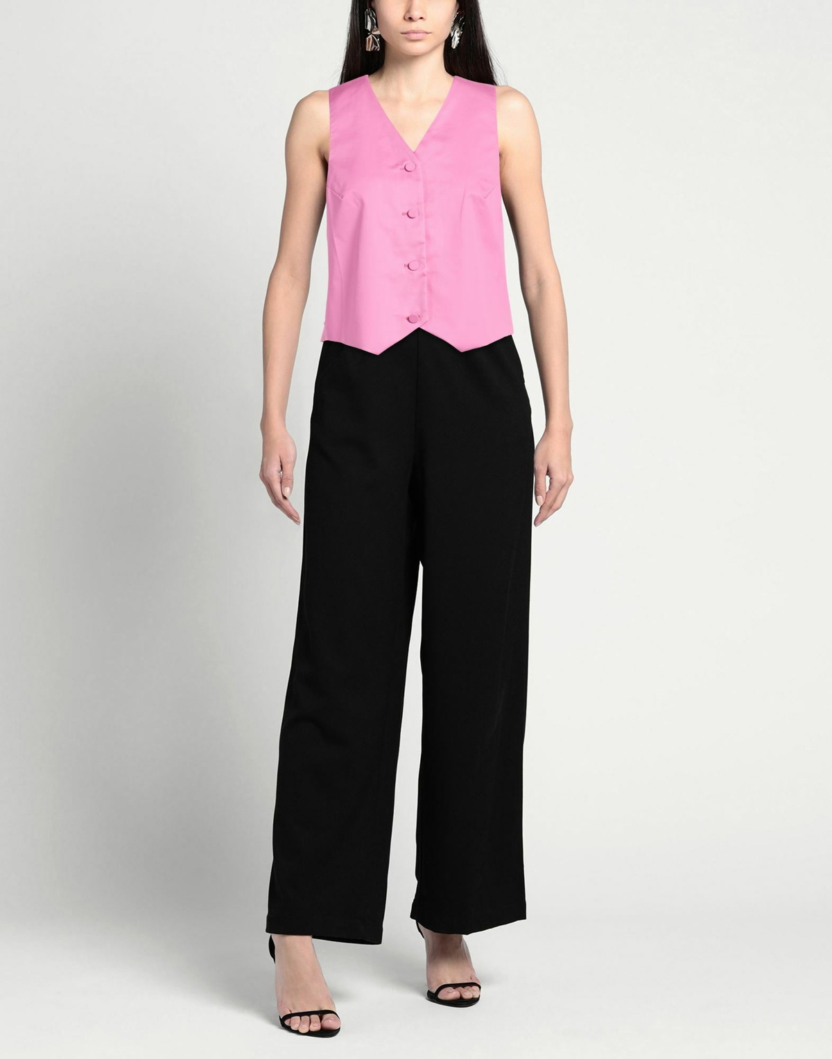 The Andamane Womens Tailored Vest in Pink