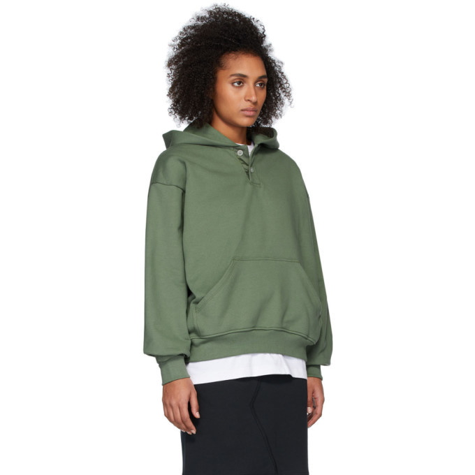 Fear of God Green Sixth Collection Everyday Henley Hoodie Fear Of God