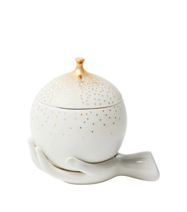 Photo: Jonathan Adler Gilded Eve porcelain container