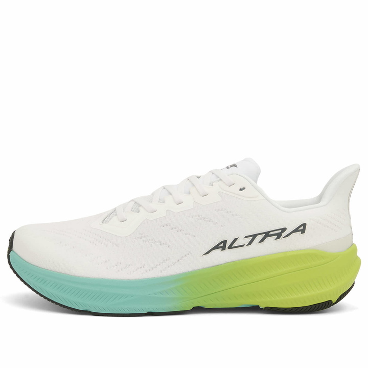 Photo: Altra Men's Experience Flow 2 Sneaker in White/Lime