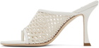 Jimmy Choo Off-White Seher Heeled Sandals