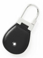Montblanc - Meisterstück Leather and Palladium-Plated Key Fob