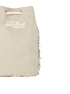 MC2 Saint Barth Beige Boat Linen Backpack