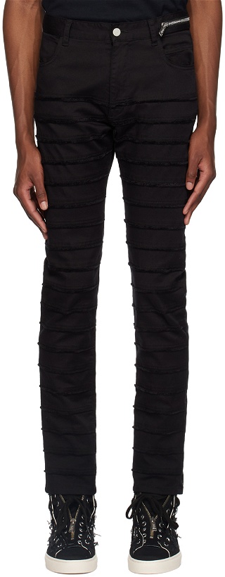 Photo: Undercoverism Black Paneled Jeans