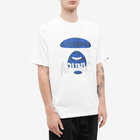 Men's AAPE Street Baseball Universe T-Shirt in White