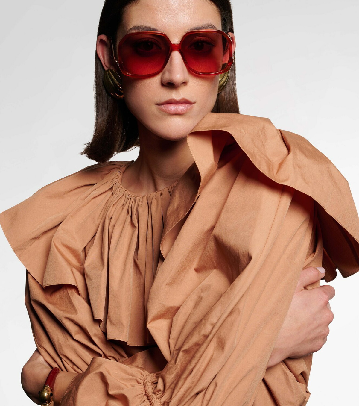 Chloé Wavy square sunglasses
