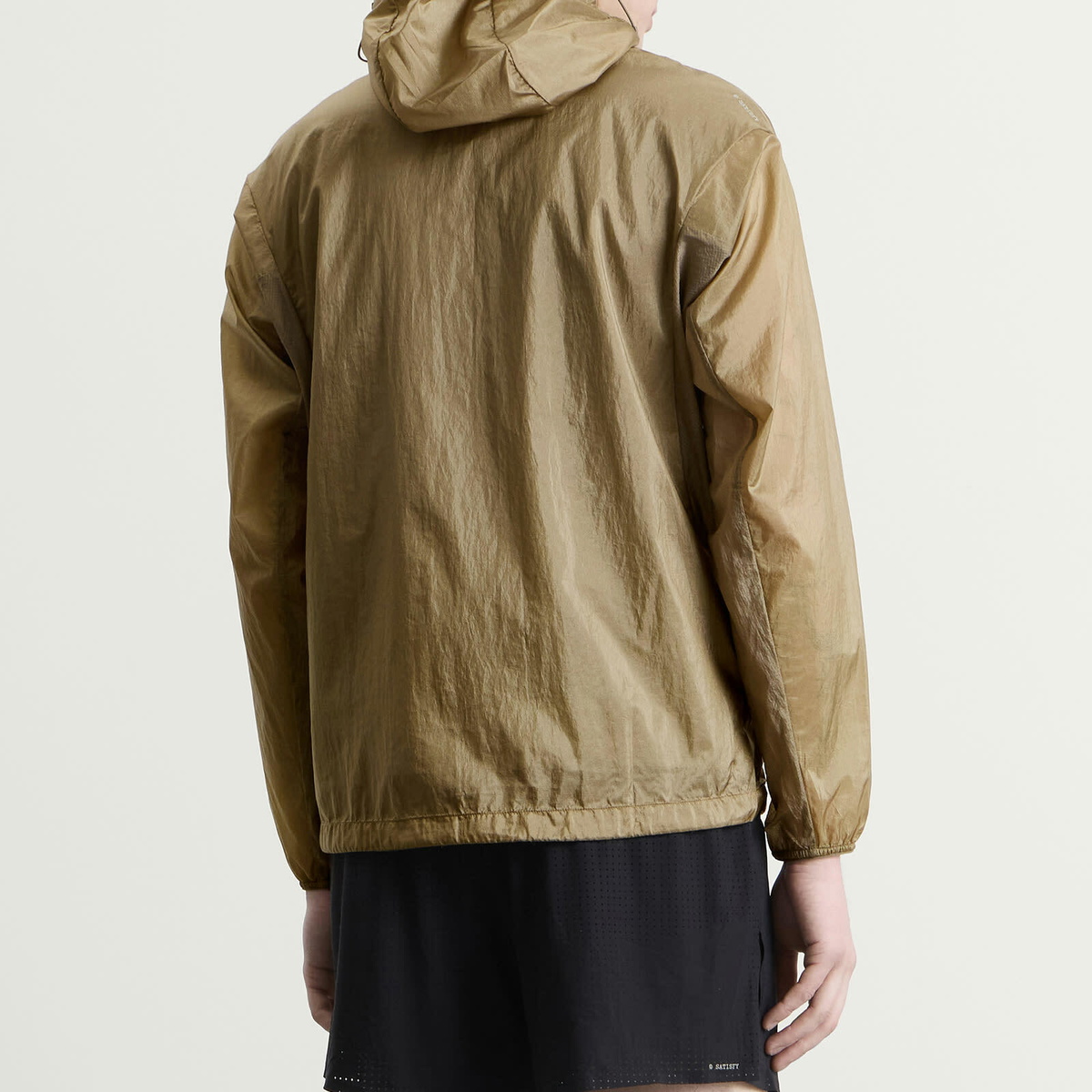 Satisfy Men's Pertex Diamond Fuse Windbreaker in Falcon