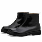 MM6 Maison Margiela Men's Leather Ankle Boots in Black
