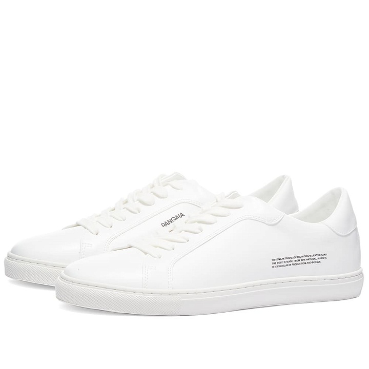 Photo: Pangaia Grape Leather Sneakers in Off-White
