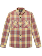 RRL - Slim-Fit Checked Cotton-Flannel Shirt - Red
