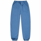 Sporty & Rich Big H Sweat Pant in Steel Blue/White