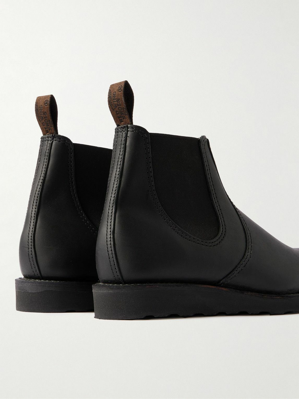 Red Wing Shoes - Leather Chelsea Boots - Black