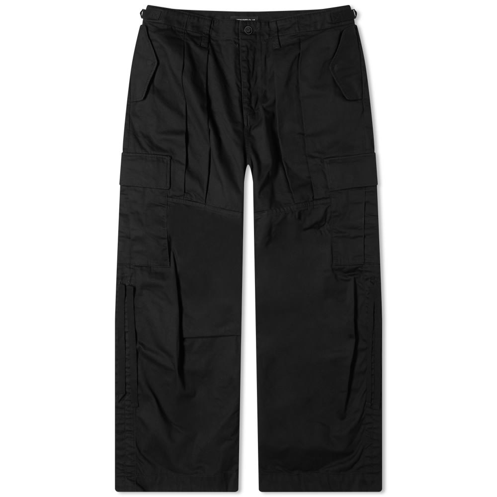 Core Cargo Trousers for Men in Black