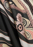 LA Double J Foulard Printed Silk Blouse Cream