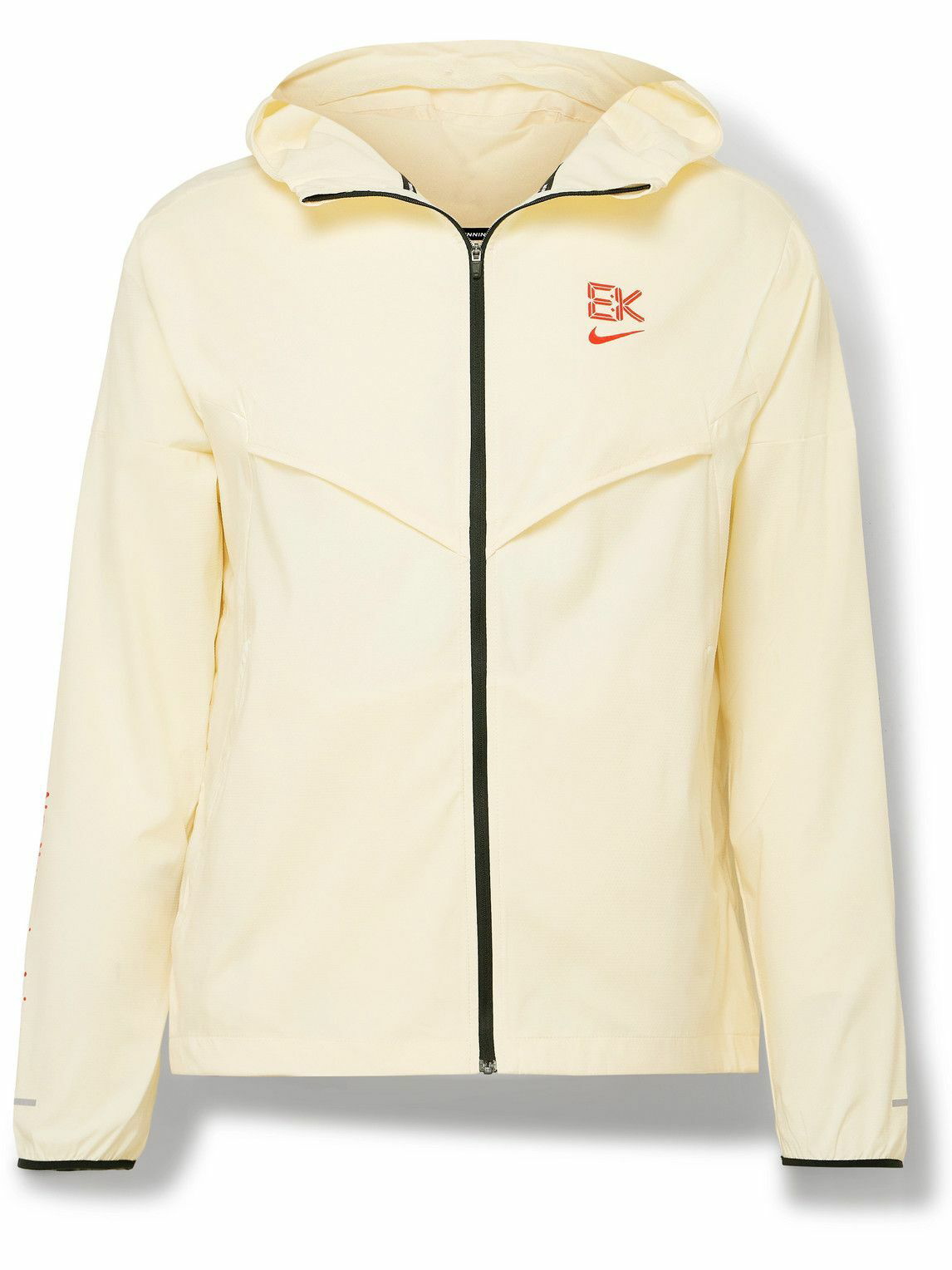 Photo: Nike Running - Eliud Kipchoge Logo-Print Textured Dri-FIT Running Jacket - Neutrals