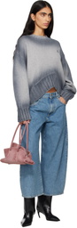 The Attico Pink 'La Passeggiata' Small Top Handle Bag