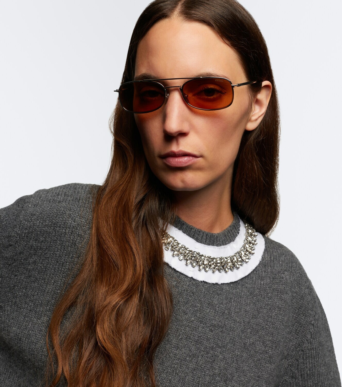 Prada Wire navigator sunglasses