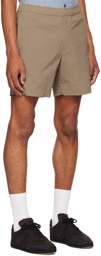 Theory Tan Curtis Shorts