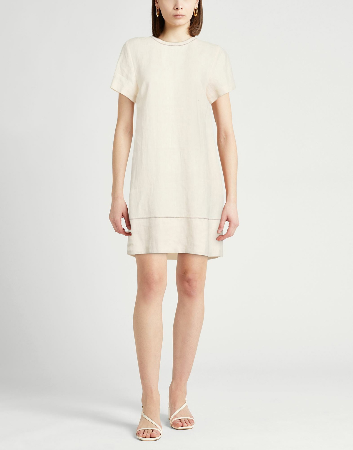 Peserico Womens Mini dress in Beige