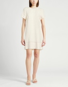Peserico Womens Mini dress in Beige