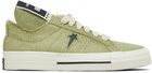 Rick Owens DRKSHDW Yellow Converse Edition Onestr Sneakers