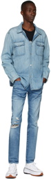 Frame Blue Denim Shirt