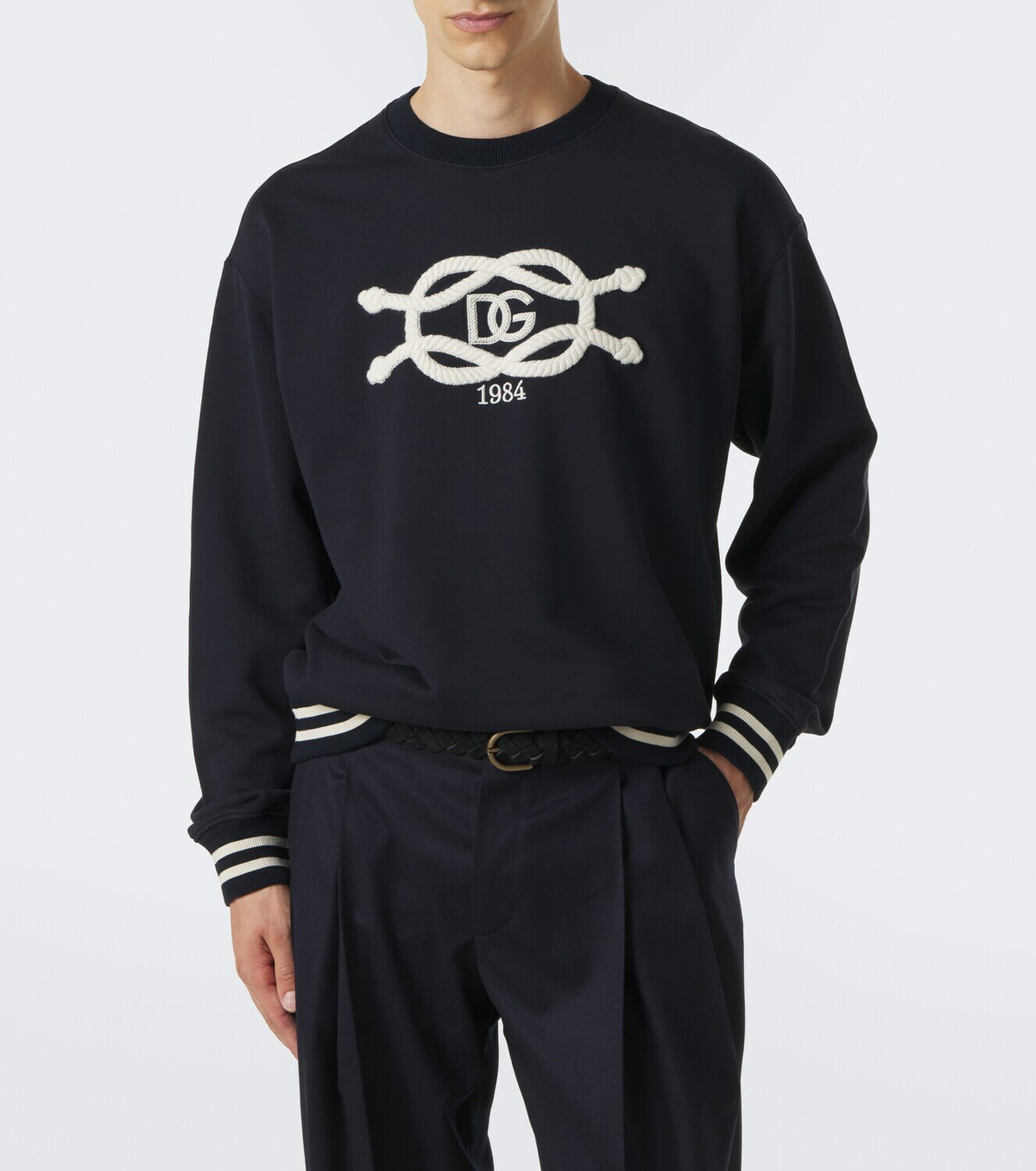 Dolce&Gabbana Logo embroidered sweatshirt