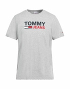 Tommy Jeans Mens T-shirt Light in Grey