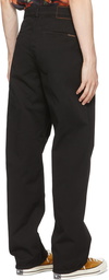 Nudie Jeans Black Lazy Leo Trousers