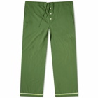 Bode Men's Top Sheet Pyjama Pants in Green