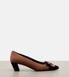 Roger Vivier Belle Vivier suede pumps