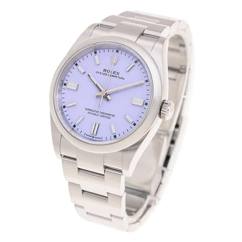 Rolex Oyster Perpetual Automatic Chronometer Purple Dial Unisex Watch M126000-0013
