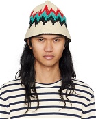 Jil Sander Off-White Crochet Bucket Hat
