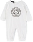 Versace Baby White & Black Bodysuits & Bibs Gift Set