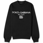 Dolce & Gabbana Men's Milano Crew Neck Sweat in Black