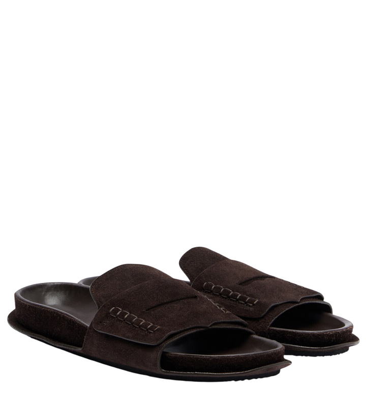 Photo: Jacquemus Suede slides