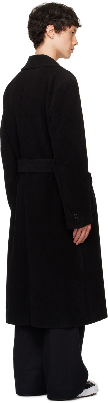 doublet Black Bathrobe Tailored Coat