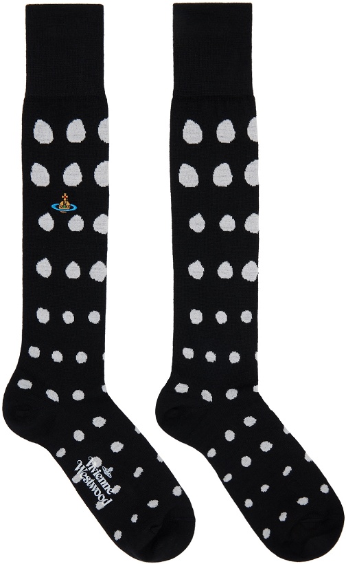 Photo: Vivienne Westwood Black Dots High Socks