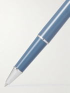 Montblanc - Meisterstück Glacier Doué Resin and Platinum-Coated Rollerball Pen