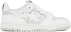 BAPE White SK8 STA #3 Sneakers