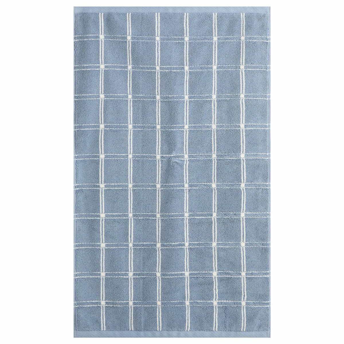 Baina Devon Bath Mat in Celeste/Chalk 